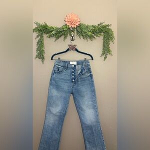 MOTHER Light Blue Straight Leg Jeans